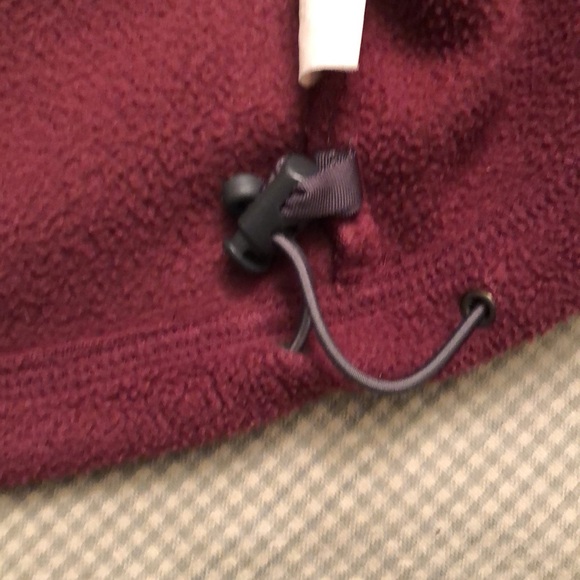 Vintage Board Dokter Thick Fleece Hoodie Burgundy Hooded Toggles Youth L  - #404 - Picture 6 of 12